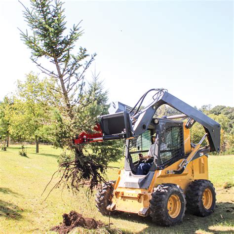 skid steer attachment for cutting down trees|quick attach skid steer attachments.